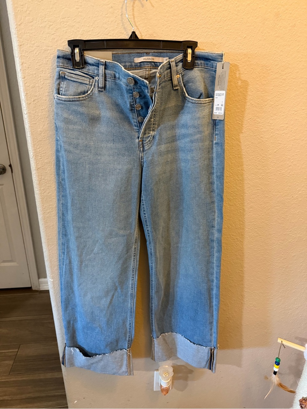 Hudson Jeans  Light Blue Button-Fly Jeans